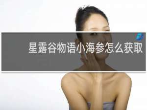 星露谷物语小海参怎么获取
