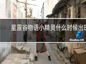 星露谷物语小精灵什么时候出现