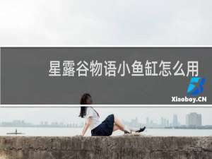 星露谷物语小鱼缸怎么用