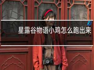 星露谷物语小鸡怎么跑出来