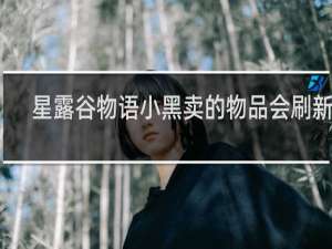 星露谷物语小黑卖的物品会刷新吗