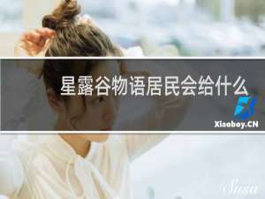 星露谷物语居民会给什么