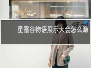 星露谷物语展示大会怎么赚