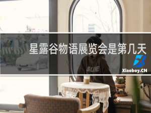 星露谷物语展览会是第几天