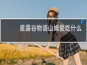 星露谷物语山姆爱吃什么