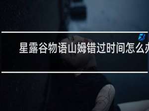 星露谷物语山姆错过时间怎么办