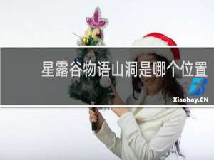 星露谷物语山洞是哪个位置