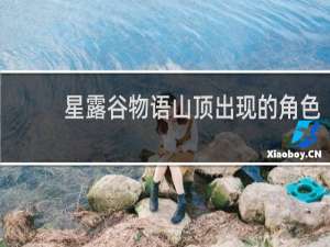 星露谷物语山顶出现的角色