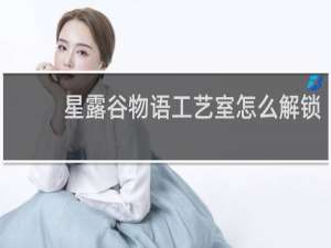 星露谷物语工艺室怎么解锁