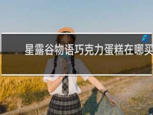 星露谷物语巧克力蛋糕在哪买