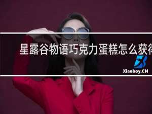 星露谷物语巧克力蛋糕怎么获得