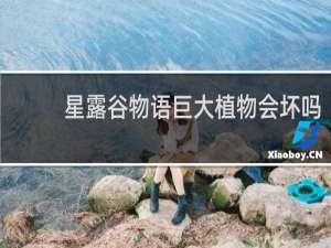 星露谷物语巨大植物会坏吗