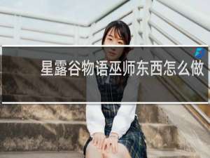 星露谷物语巫师东西怎么做