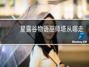 星露谷物语巫师塔从哪走