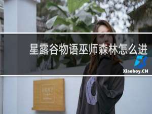 星露谷物语巫师森林怎么进