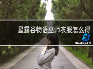 星露谷物语巫师衣服怎么得