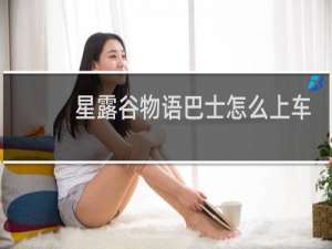星露谷物语巴士怎么上车