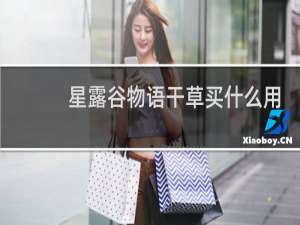 星露谷物语干草买什么用