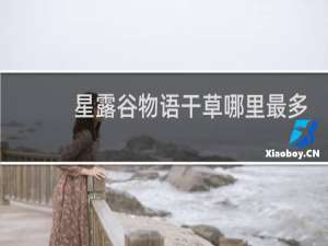 星露谷物语干草哪里最多
