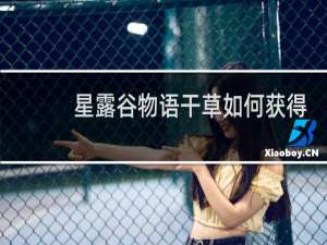 星露谷物语干草如何获得