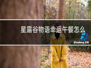 星露谷物语幸运午餐怎么