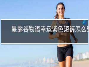 星露谷物语幸运紫色短裤怎么穿