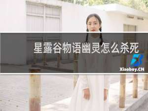 星露谷物语幽灵怎么杀死