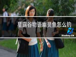 星露谷物语幽灵鱼怎么钓