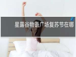 星露谷物语广场复苏节在哪