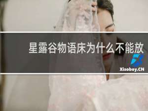 星露谷物语床为什么不能放
