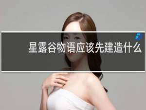 星露谷物语应该先建造什么