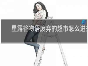 星露谷物语废弃的超市怎么进去