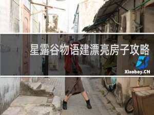 星露谷物语建漂亮房子攻略