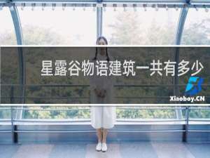 星露谷物语建筑一共有多少