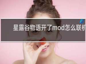星露谷物语开了mod怎么联机
