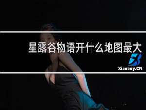星露谷物语开什么地图最大