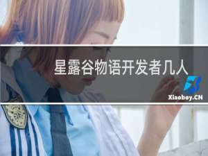 星露谷物语开发者几人