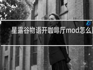 星露谷物语开咖啡厅mod怎么用