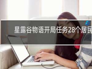 星露谷物语开局任务28个居民