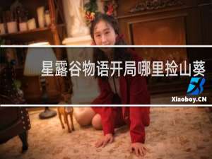 星露谷物语开局哪里捡山葵