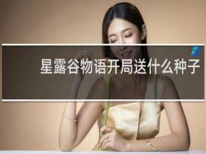 星露谷物语开局送什么种子