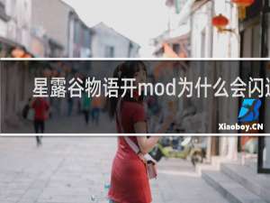 星露谷物语开mod为什么会闪退