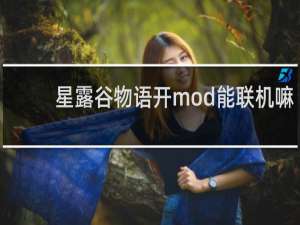 星露谷物语开mod能联机嘛