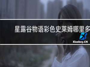 星露谷物语彩色史莱姆哪里多