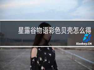 星露谷物语彩色贝壳怎么得