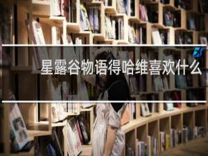 星露谷物语得哈维喜欢什么