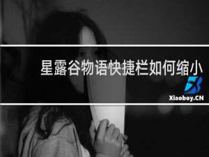 星露谷物语快捷栏如何缩小