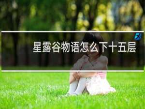 星露谷物语怎么下十五层