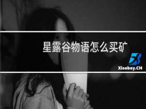 星露谷物语怎么买矿