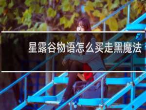 星露谷物语怎么买走黑魔法